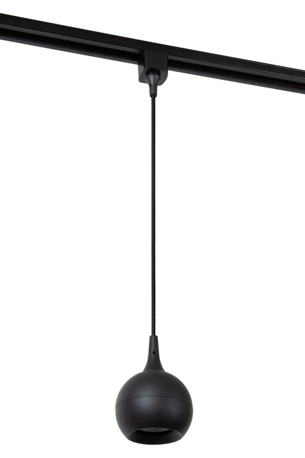 Lucide TRACK FAVORI Pendant Lamp - 1-phase Track lighting / System - 1xGU10 - Black (Extension) - off